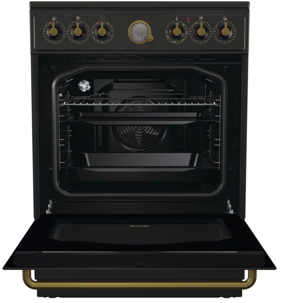 Gorenje Classico Free Standing Electric Cooker Black 60X60 Centro